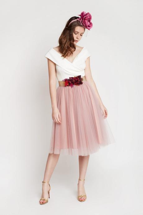 Falda Tul Midi Mujer