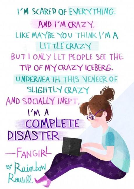 FanArt #1: FanGirl fangirl rainbow rowell | Tumblr, really good book, I actually sat and read it for like 6 hours straight: