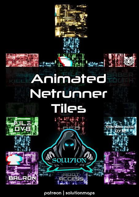 Dystopian Netrunner Tiles: Cyberpunk Animated Battle Map, de S0LU7I0N