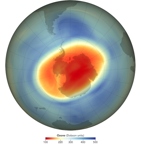 La WMO indica que el agujero de ozono antártico finalmente se cerró los últimos días de diciembre, después de una temporada excepcional