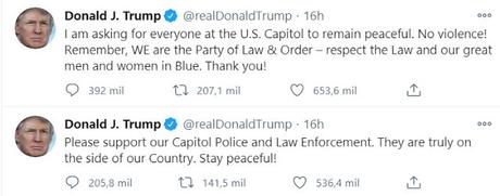 El aviso de Trump y el triste epitafio de CNN a la joven tiroteada en el Capitolio