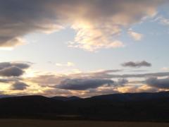 Anochecer de fin de año desde la Dehesa