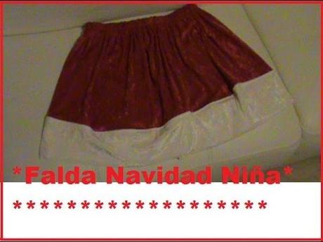 Falda De Terciopelo Roja Para Navidad