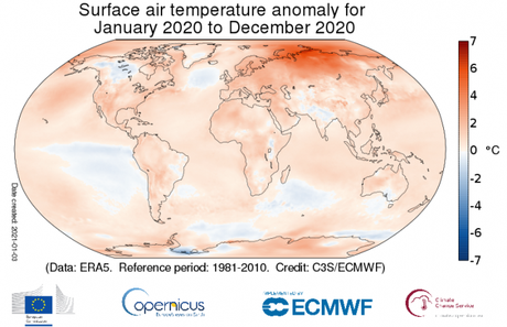 Continúa la crisis climática: 2020 se convierte en el segundo año más cálido desde que se tiene registros