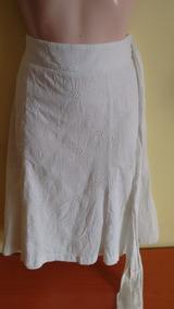 Falda Blanca Tipo Lapiz