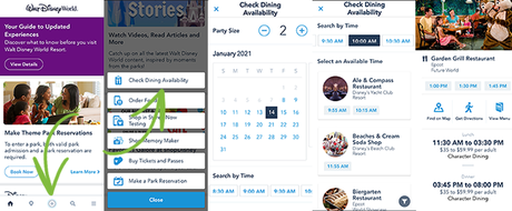 Cómo reservar restaurante en Disney World