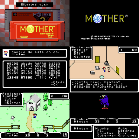 Mother de Game Boy Advance traducido al español