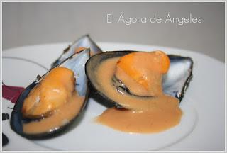 Mejillones en salsa  El Ágora de Ángeles