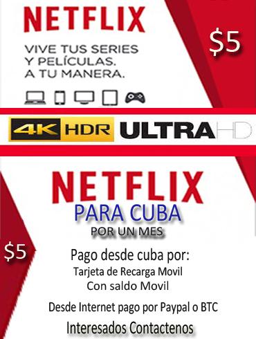 NETFLIX para Cuba