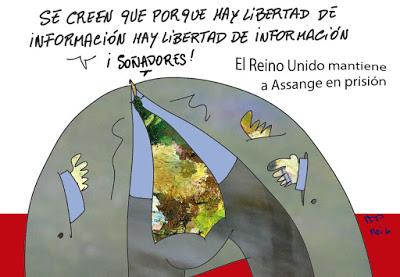 El mismo día en  que la Justicia británica deniega la extradición de Assange a EEUU “por riesgo de suicidio”, Trump propicia el asalto al Capitolio.