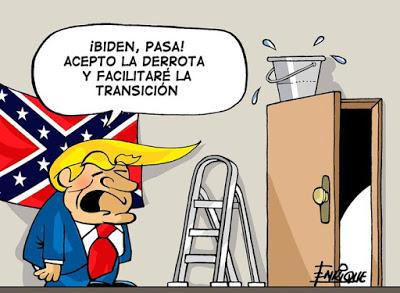 El mismo día en  que la Justicia británica deniega la extradición de Assange a EEUU “por riesgo de suicidio”, Trump propicia el asalto al Capitolio.