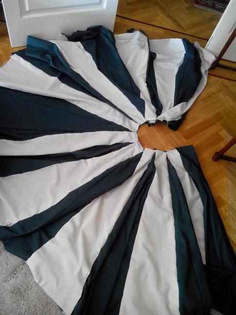 Como Hacer Falda Circular Con Tablones