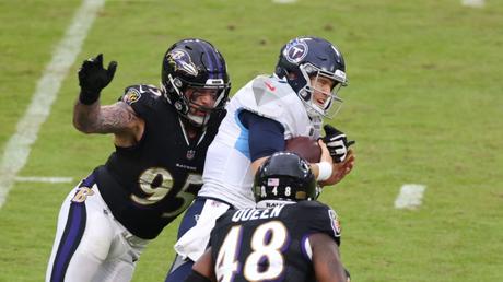 La defensiva de los Ravens borró a Henry y los Titans quedan eliminados