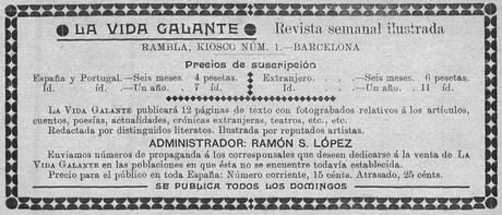 La sicalipsis como norma: «La Vida Galante» (1898-1905), revista erótica