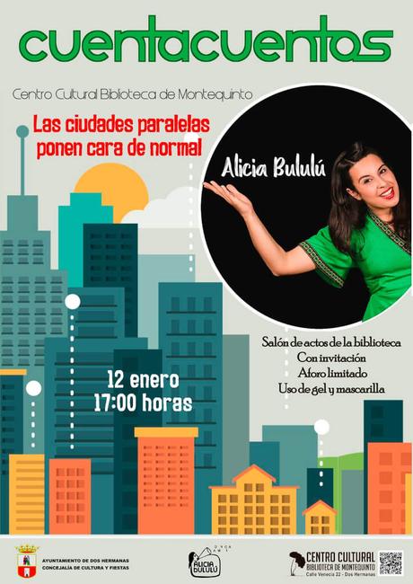 Las Bibliotecas Cuentan: “Las ciudades paralelas ponen cara de normal” – Alicia Bululù