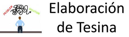 Elaboración de tesina: Primer Paso.