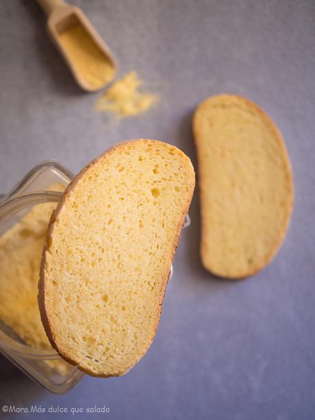 Pan amarillo con harina de maíz