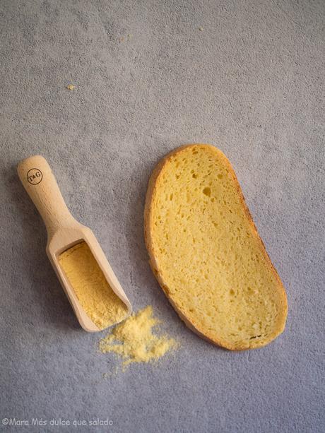 Pan amarillo con harina de maíz