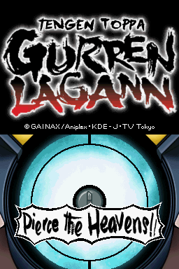 Tengen Toppa Gurren Lagann de Nintendo DS traducido al inglés