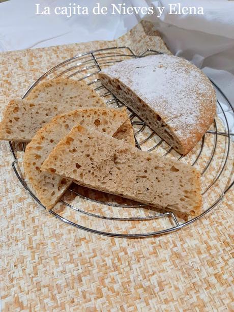 Pan sin amasado fermentado 5 días Pan sin amasado fermentado 5 días