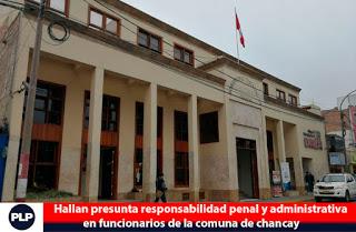 MUNICIPIO DE CHANCAY EN LA MIRA DE LA CONTRALORÍA…