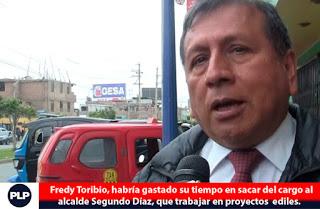 En Cañete. EL RACIOCINIO DEL REGIDOR FREDY TORIBIO...