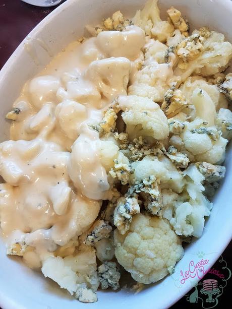 COLIFLOR GRATINADA CON QUESO STILTON