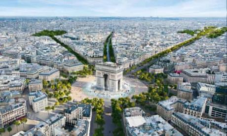 París acepta convertir los Campos Elíseos en un ‘jardín extraordinario’