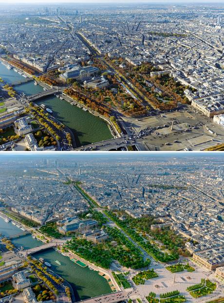 París acepta convertir los Campos Elíseos en un ‘jardín extraordinario’