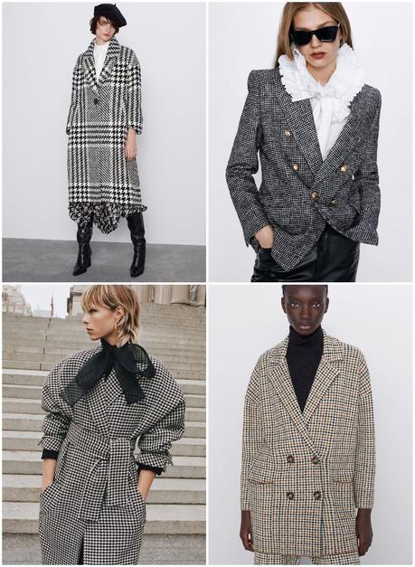 Falda Midi Cuadros Vichy Zara