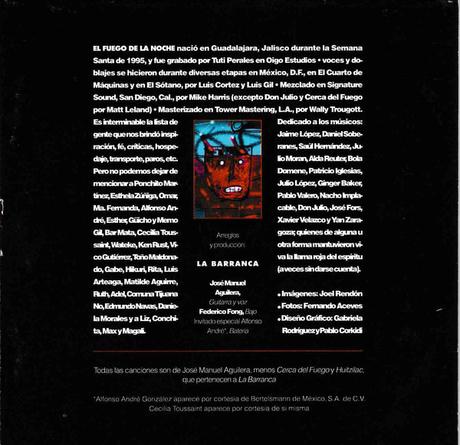 La Barranca - El Fuego de la Noche (1995)