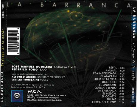 La Barranca - El Fuego de la Noche (1995)