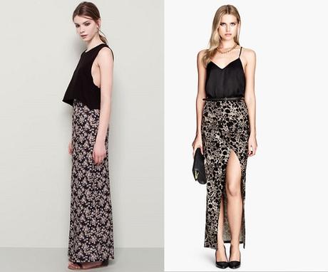 Falda Larga Leopardo Mango