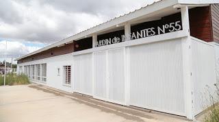 Gutiérrez recorrió obras en el Sur de la provincia