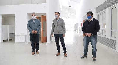 Gutiérrez recorrió obras en el Sur de la provincia