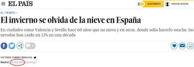 Nevadas y Cambio climático Nevadas y Cambio climático