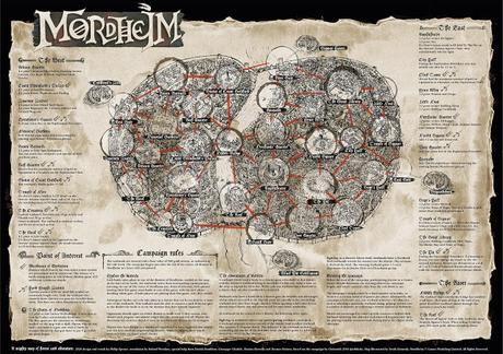 (Editado) Mapa de campaña de Mordheim (Editado) Mapa de campaña de Mordheim