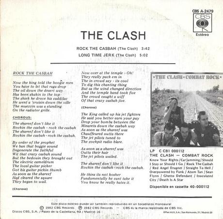 The Clash -Rock The Casbah 7