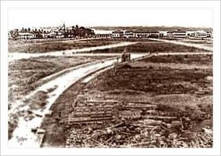 Sector de Nuevo Cristóbal en Colón en la década de 1920 antes y después de urbanizarlo