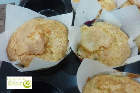 Muffins de arándanos