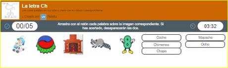 Aprendo a leer y a escribir. La CH