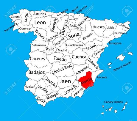 En Ruta por la Región de Murcia: De Caravaca de la Cruz a Punta Calnegre Resultado de imagen de mapa murcia españa