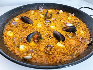 Paella de marisco