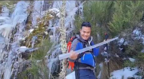 Vídeo | Jesús Calleja muestra a sus seguidores la belleza de la cascada de Gualtón congelada 1