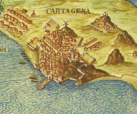 1245: el santanderino Roy García de Santander conquista Cartagena