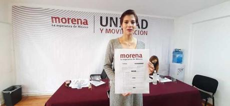 Teresa Carrizales se inscribe al proceso interno de MORENA