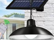 lámparas solares para jardín