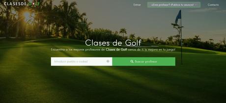 Nace Clasesde.golf, la plataforma especializada para encontrar al mejor profesor de golf