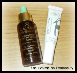 Mis favoritos de belleza de los últimos meses Tratamiento pecho Collistar y Contorno ojos Ziaja