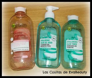 Mis favoritos de belleza de los últimos meses Agua micelar de rosas, Gel limpiador y Tónico Garnier